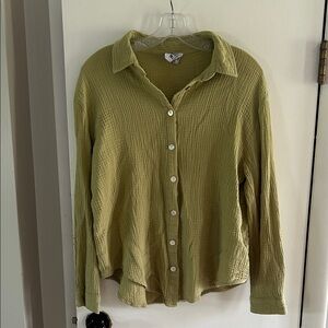 Princess Polly Light Olive Men's Casual Shirt